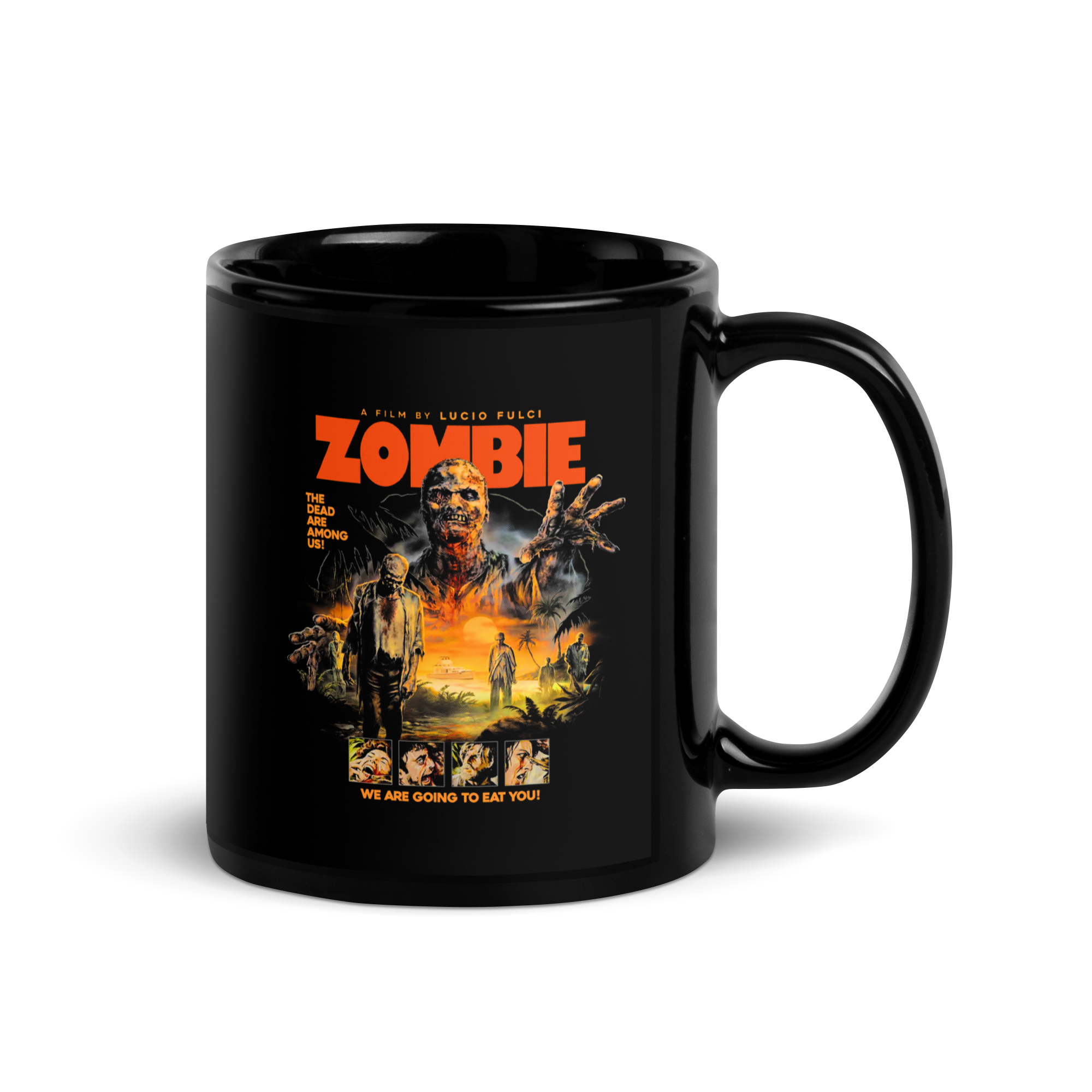 Zombie movie mug