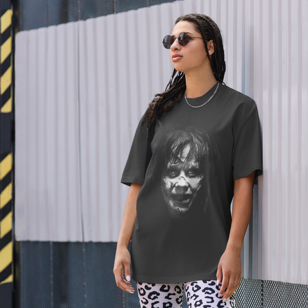 Regan (dark collection) oversized faded t-shirt