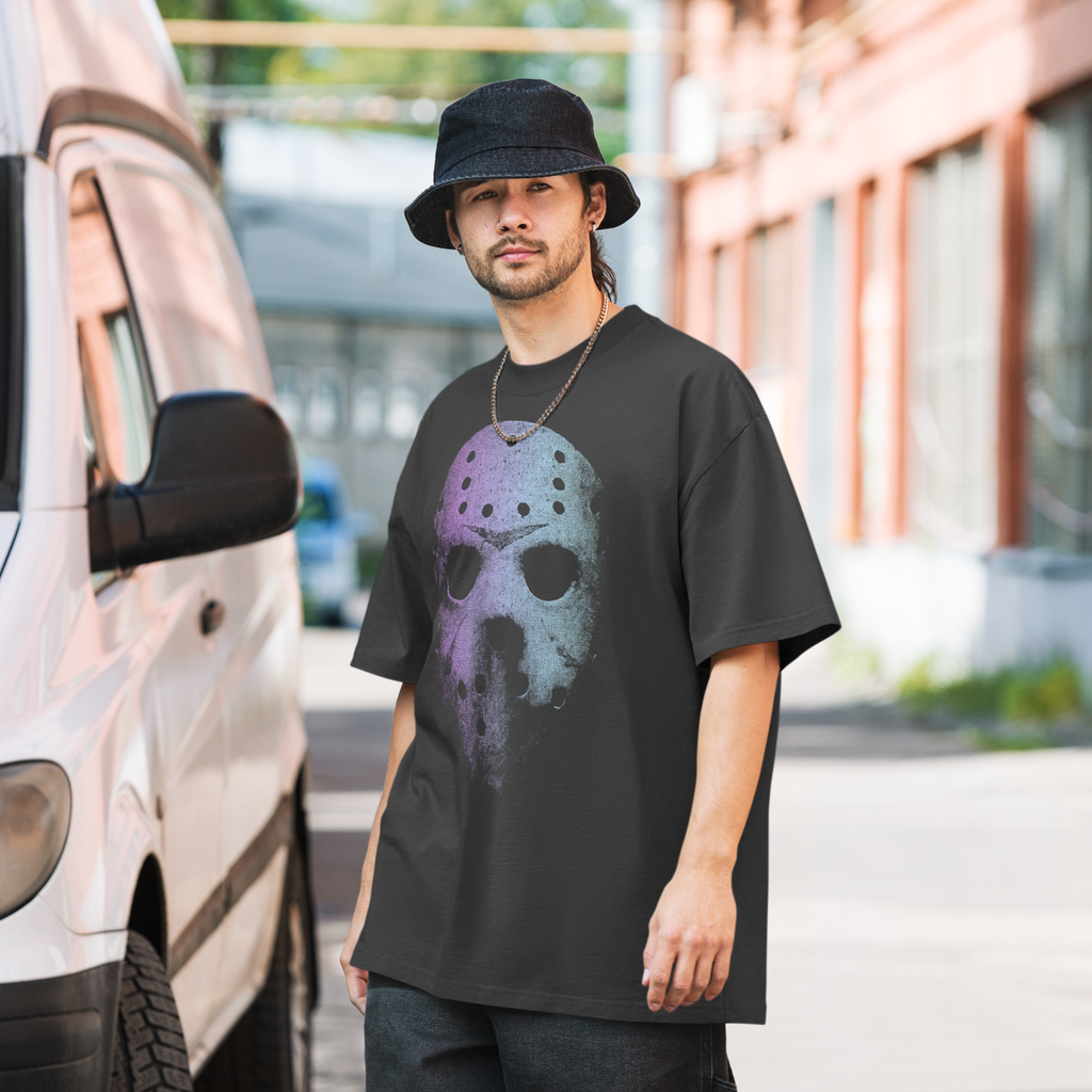 Jason (dark collection) oversized faded t-shirt