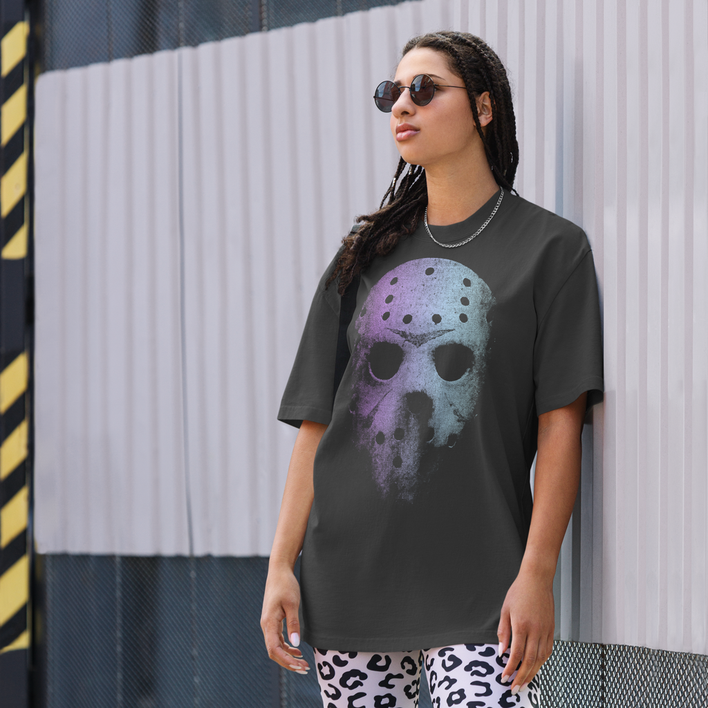 Jason (dark collection) oversized faded t-shirt